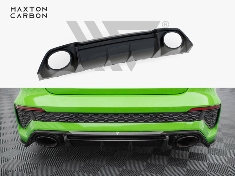 Carbon Fiber Rear Diffuser Audi RS3 Sedan 8Y - Wayside Performance 
