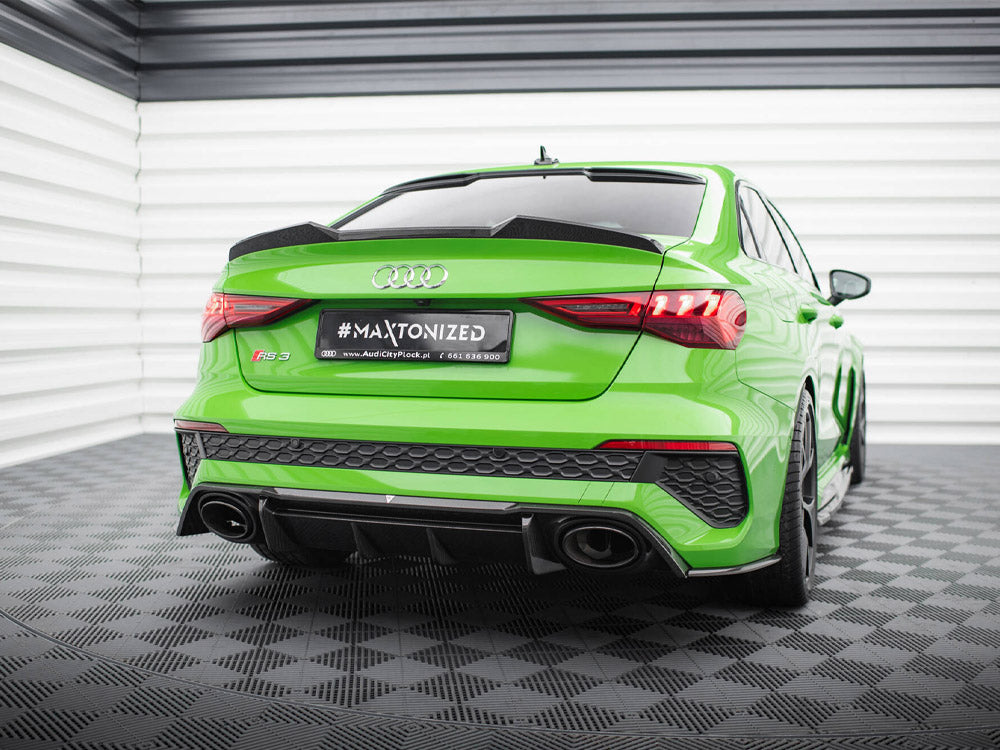 Carbon Fiber Rear Diffuser Audi RS3 Sedan 8Y - Wayside Performance 