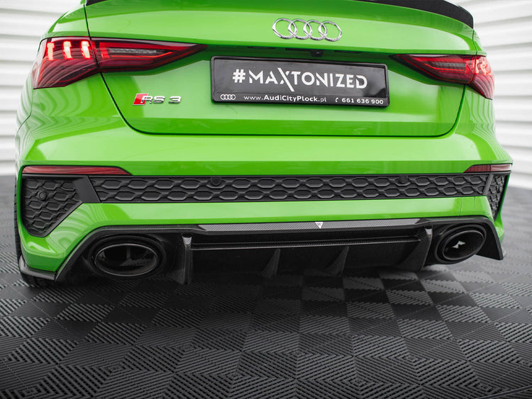 Carbon Fiber Rear Diffuser Audi RS3 Sedan 8Y - Wayside Performance 