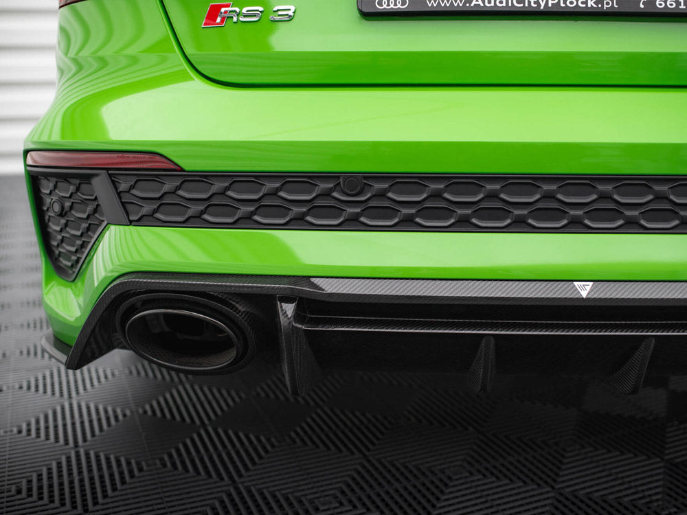 Carbon Fiber Rear Diffuser Audi RS3 Sedan 8Y - Wayside Performance 
