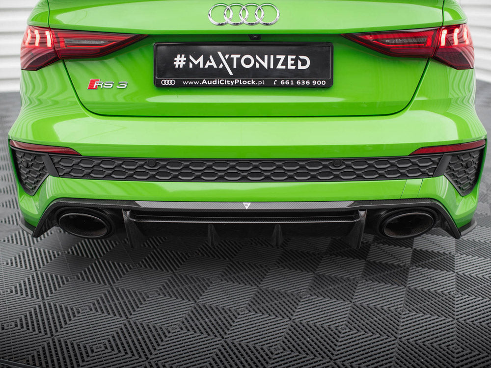 Carbon Fiber Rear Diffuser Audi RS3 Sedan 8Y - Wayside Performance 