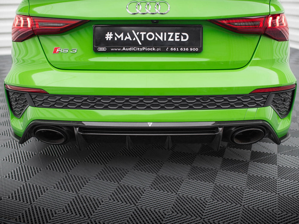 Carbon Fiber Rear Diffuser Audi RS3 Sedan 8Y - Wayside Performance 