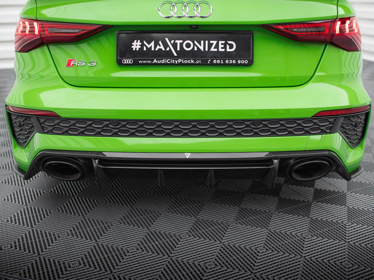 Carbon Fiber Rear Diffuser Audi RS3 Sedan 8Y - Wayside Performance 