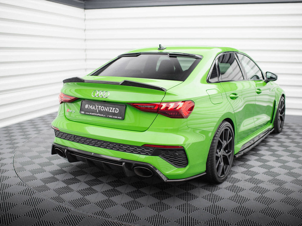 Carbon Fiber Rear Side Splitters V.2 Audi RS3 Sedan 8Y - Wayside Performance 