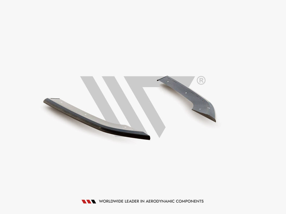 Carbon Fiber Rear Side Splitters V.2 Audi RS3 Sedan 8Y - Wayside Performance 