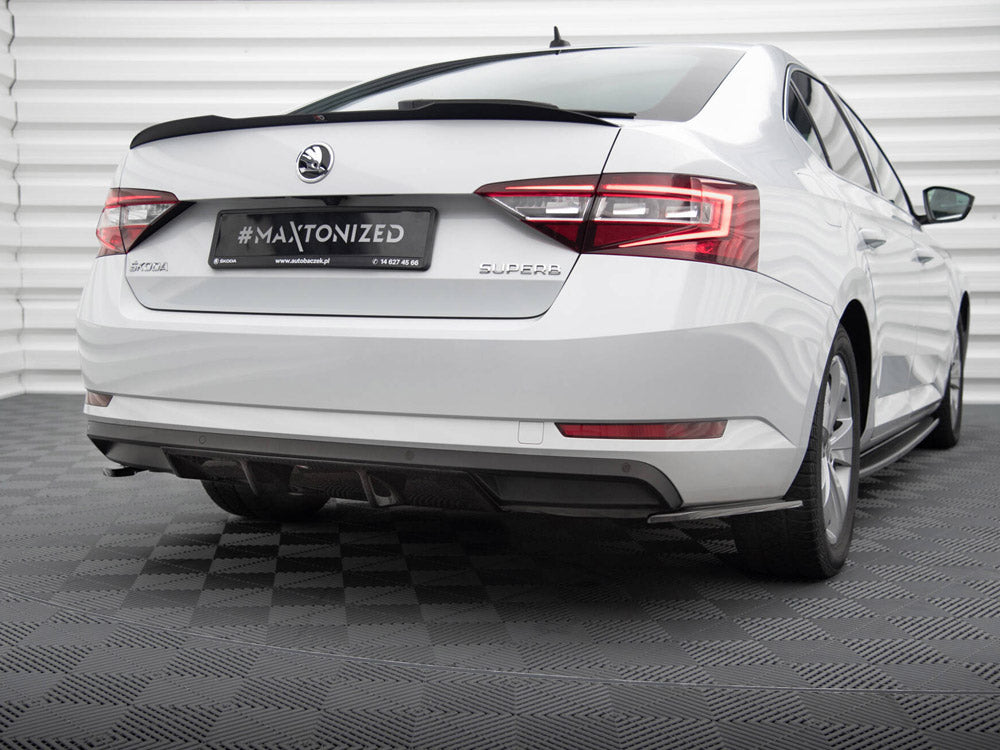 Rear Side Splitters Skoda Superb Mk3 Hatchback / Estate - Wayside Performance 