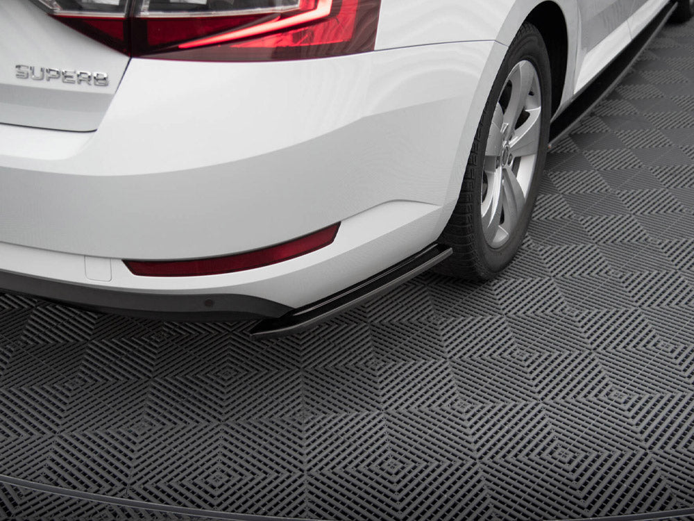 Rear Side Splitters Skoda Superb Mk3 Hatchback / Estate - Wayside Performance 