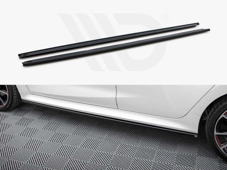 Side Skirts Diffusers V.2 Toyota Yaris Mk4 - Wayside Performance 