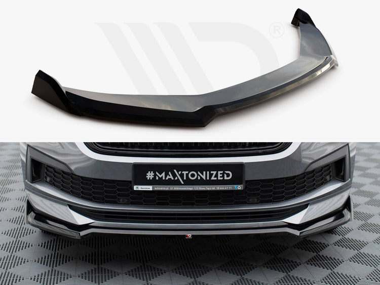 Front Splitter V.2 Skoda Kodiaq Sportline Mk1 Facelift - Wayside Performance 
