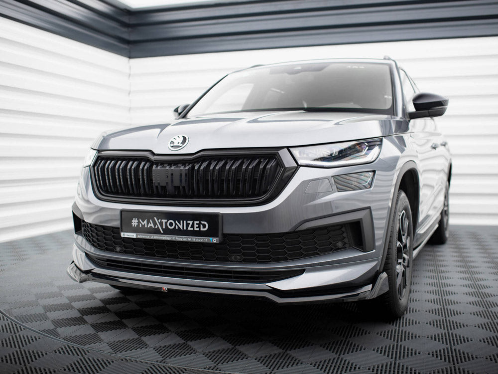 Front Splitter V.2 Skoda Kodiaq Sportline Mk1 Facelift - Wayside Performance 
