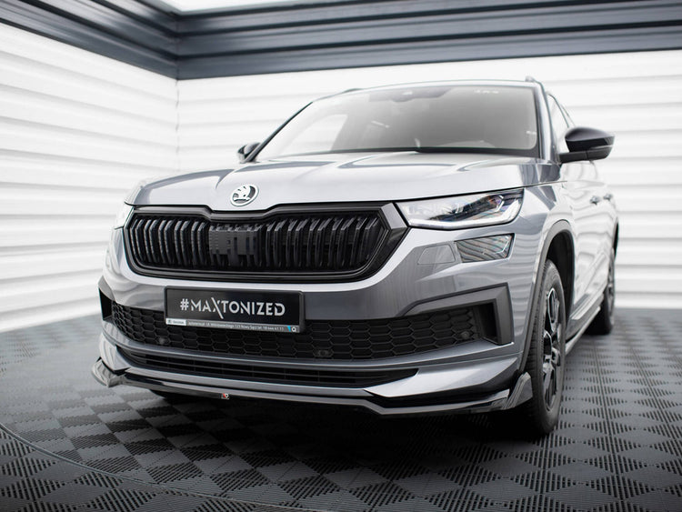 Front Splitter V.2 Skoda Kodiaq Sportline Mk1 Facelift - Wayside Performance 