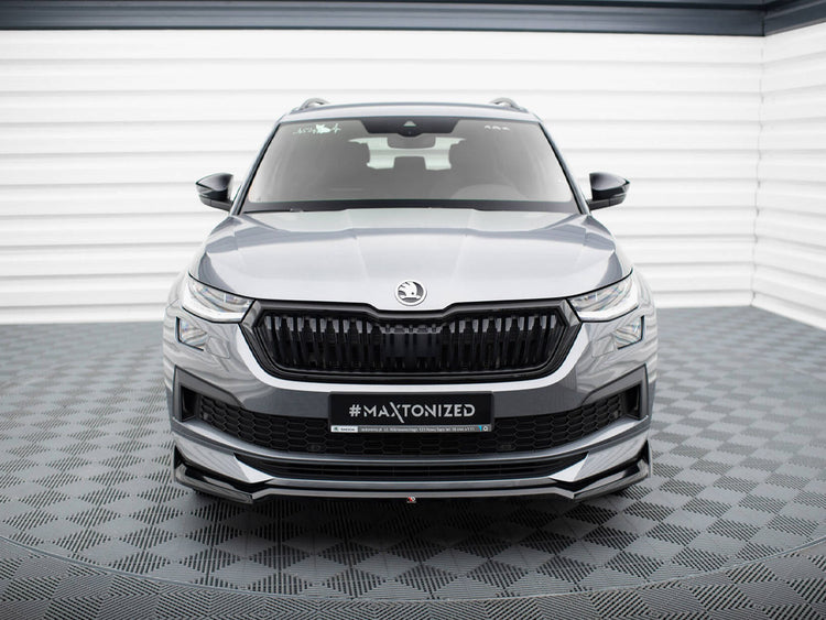 Front Splitter V.2 Skoda Kodiaq Sportline Mk1 Facelift - Wayside Performance 