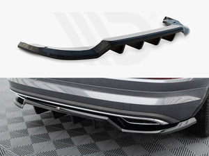 Central Rear Splitter (Vertical Bars) Skoda Kodiaq Sportline Mk1 Facelift - Wayside Performance 