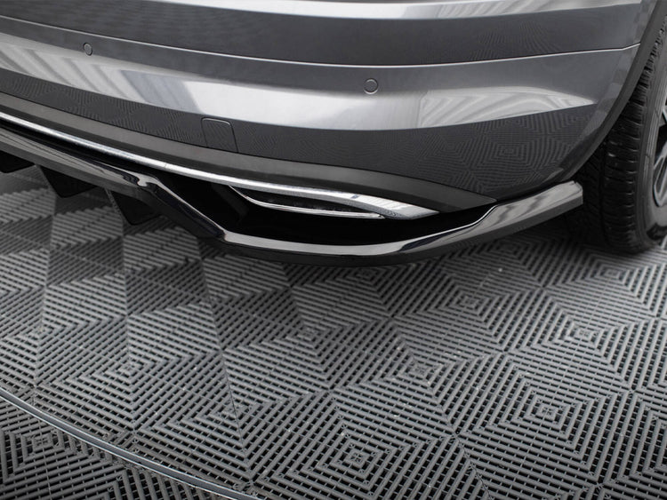 Central Rear Splitter (Vertical Bars) Skoda Kodiaq Sportline Mk1 Facelift - Wayside Performance 
