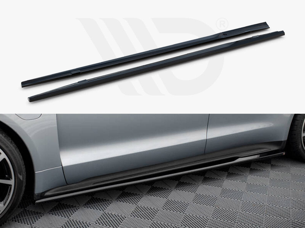 Side Skirts Diffusers Porsche Taycan Mk1 - Wayside Performance 