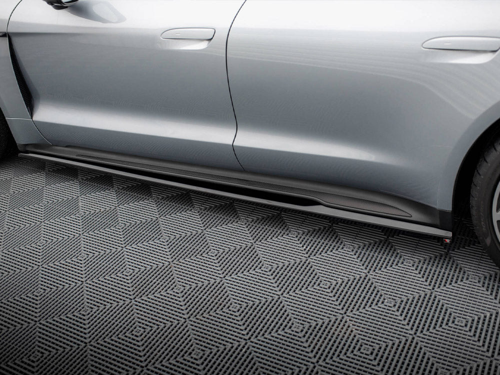 Side Skirts Diffusers Porsche Taycan Mk1 - Wayside Performance 