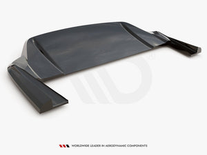 Central Rear Splitter (Vertical Bars) Porsche Taycan Mk1 - Wayside Performance 