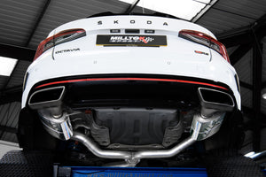 Milltek Particulate Filter Back Exhaust System - Octavia vRS 2.0 TSI 245PS - Wayside Performance 