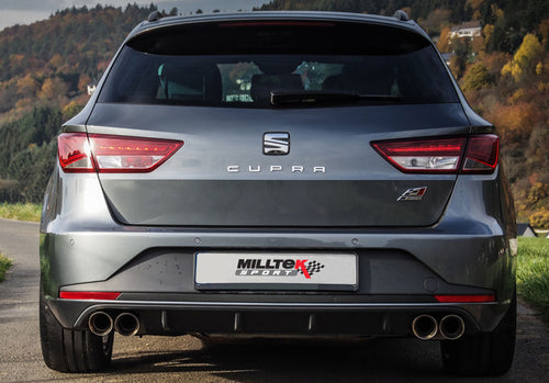 Milltek Cat-Back Exhaust System - Leon (Mk3) Cupra 280/290 'ST' - Wayside Performance 