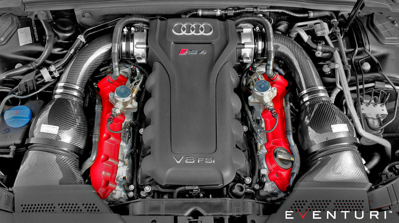Eventuri Carbon Fibre Intake System - Audi RS4 (B8) 4.2FSI - Wayside Performance 