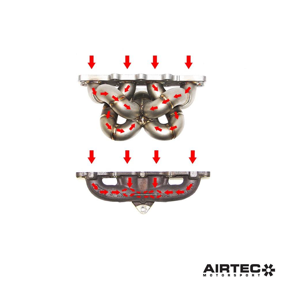Airtec Motorsport Tubular Exhaust Manifold for Fiesta St180 - Wayside Performance 
