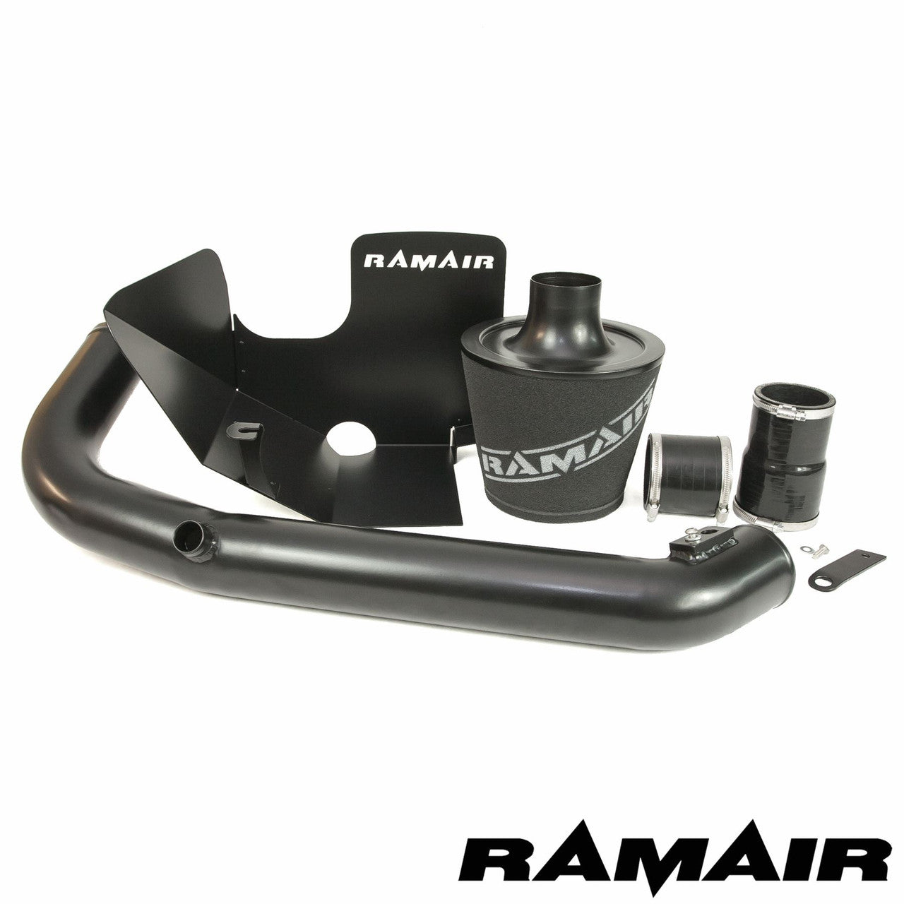 JSK-115-BOLT - Ford Focus ST 250 MK3 2.0T upto 2014 Ramair Air Filter Heat Shield Crosover Hard Pipe Induction Kit - Wayside Performance 