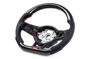 APR Carbon Fibre / Perforated Leather Steering Wheel Golf Mk7 R / GTI / GTD - Wayside Performance 