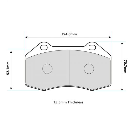 PBS Front Performance Brake Pads for Renault Clio 197/200 with Brembo Caliper - Wayside Performance 
