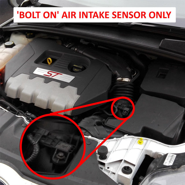 JSK-115-BOLT - Ford Focus ST 250 MK3 2.0T upto 2014 Ramair Air Filter Heat Shield Crosover Hard Pipe Induction Kit - Wayside Performance 
