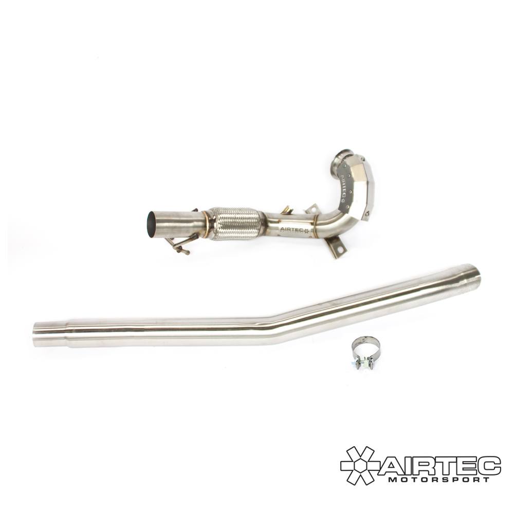 Airtec Motorsport De-cat Downpipe & Centre Section for Golf R Mk7 & 7.5 - Wayside Performance 