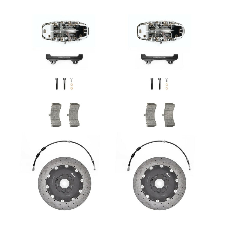 Racingline Performance Stage 3+ Carbon Ceramic Brake Kit - 380mm - MQB Cars - Wayside Performance 