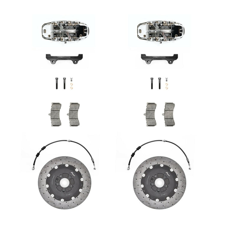 Racingline Performance Stage 3+ Carbon Ceramic Brake Kit - 380mm - MQB Cars - Wayside Performance 