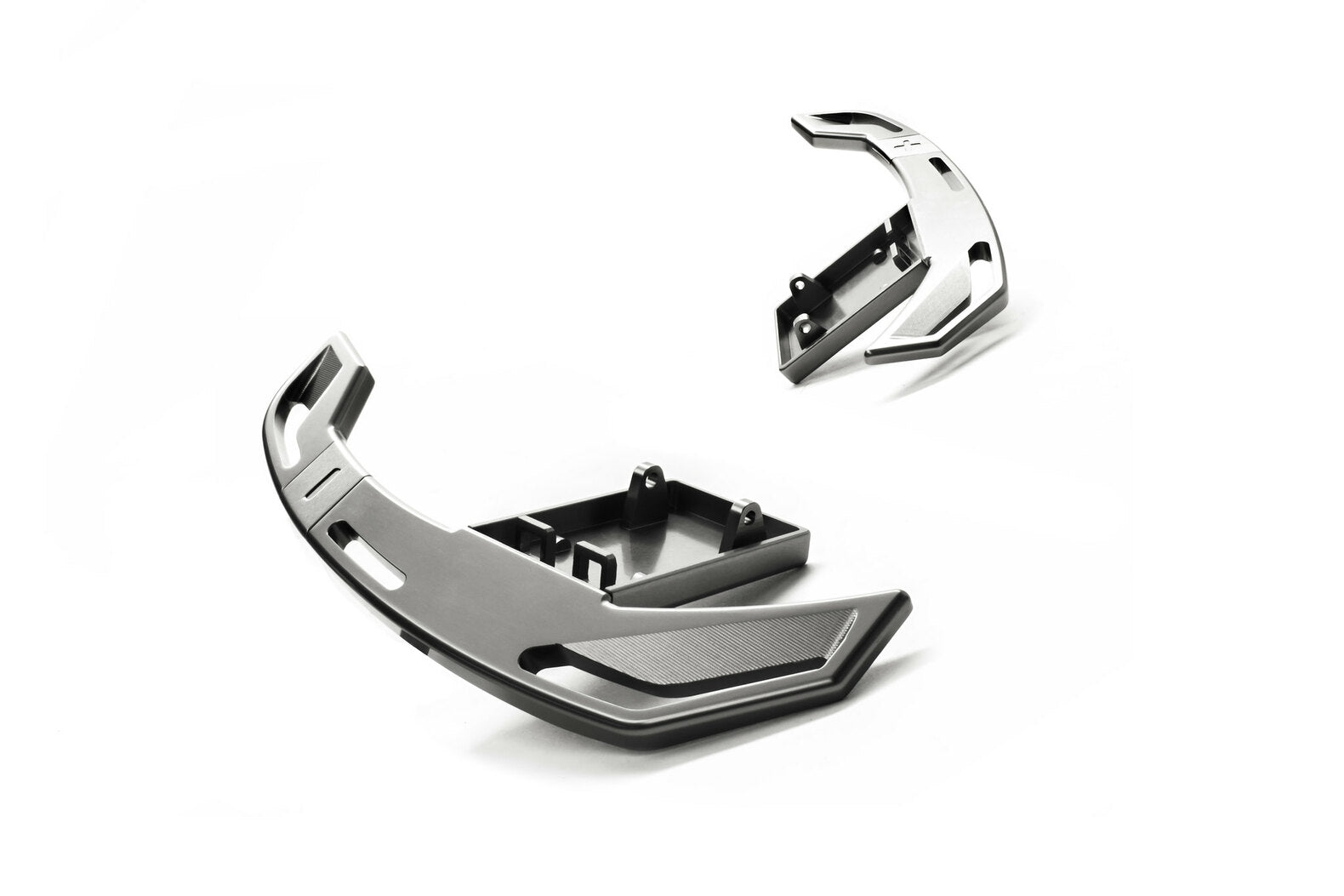 MMR Billet Aluminium Gear Shift Paddle Set Titanium - F & G Series - Wayside Performance 