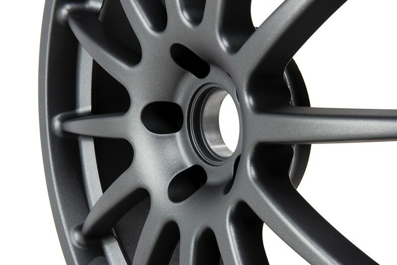 Racingline Cup Edition 8.5J x 18inch Alloy Wheels - Satin Graphite Grey - Wayside Performance 