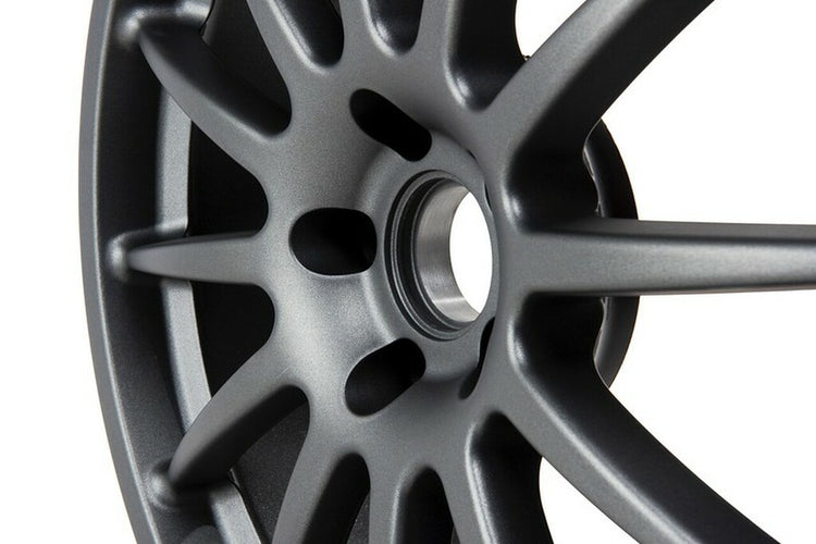 Racingline Cup Edition 8.5J x 18inch Alloy Wheels - Satin Graphite Grey - Wayside Performance 