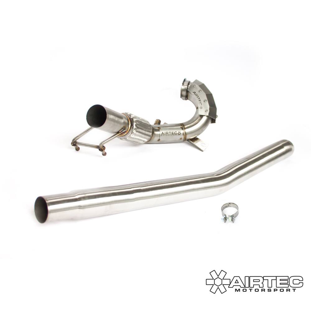 Airtec Motorsport De-cat Downpipe & Centre Section for Golf R Mk7 & 7.5 - Wayside Performance 