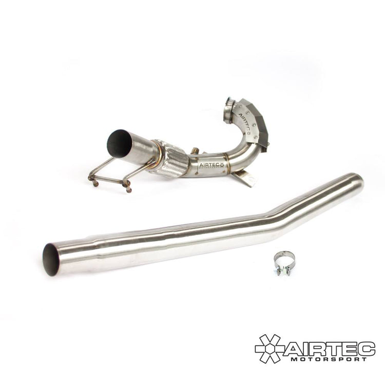 Airtec Motorsport De-cat Downpipe & Centre Section for Golf R Mk7 & 7.5 - Wayside Performance 