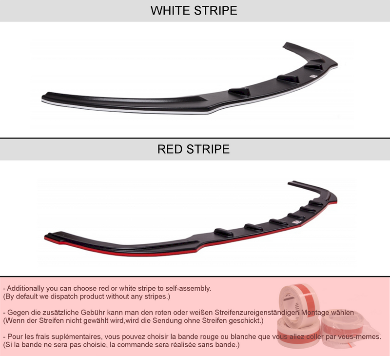 Rear Side Splitters Ford Fiesta Mk7 St & St-line (2013-2017) - Wayside Performance 