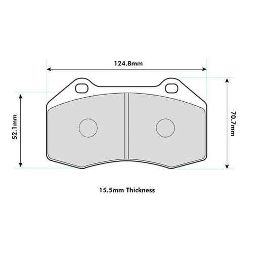 RENAULT-ALPINE A110 II ProRace Front Brake Pads Brembo Caliper 8541 - Wayside Performance 