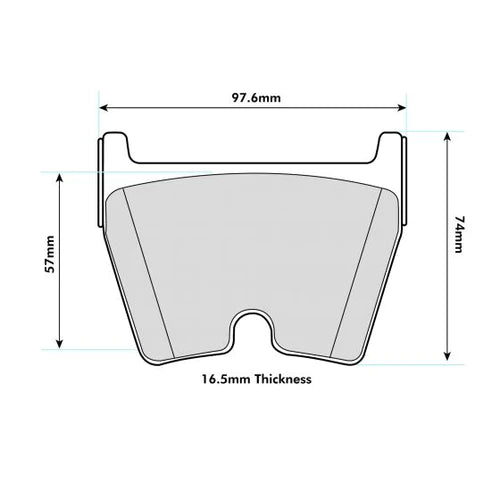 PBS RS5 quattro PBS Prorace front Pads 8580PR 8 pads - Wayside Performance 