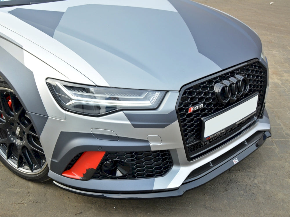 Maxton Design Front Splitter V.2 Audi Rs6 C7 (2013-up) - Wayside Performance 