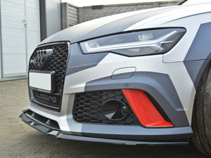 Maxton Design Front Splitter V.2 Audi Rs6 C7 (2013-up) - Wayside Performance 