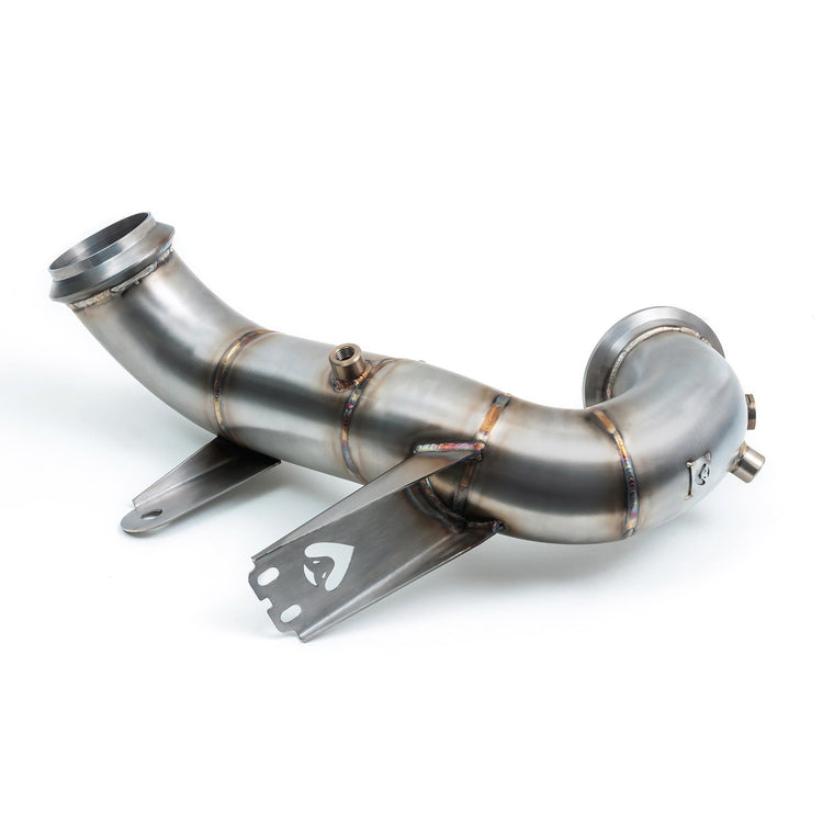 Cobra Sport Mercedes-AMG CLA 45 S Front Downpipe Sports Cat / De-Cat Performance Exhaust - Wayside Performance 