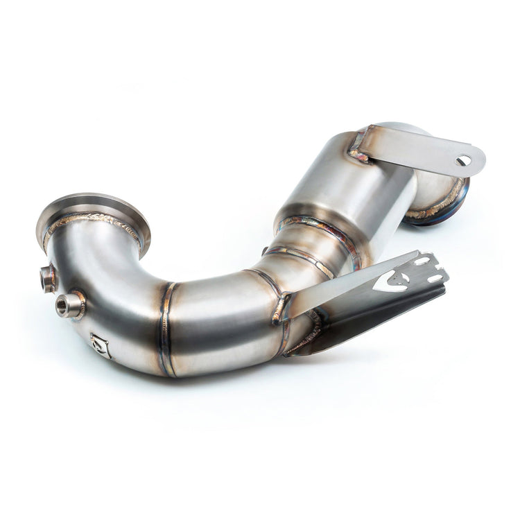 Cobra Sport Mercedes-AMG CLA 45 S Front Downpipe Sports Cat / De-Cat Performance Exhaust - Wayside Performance 
