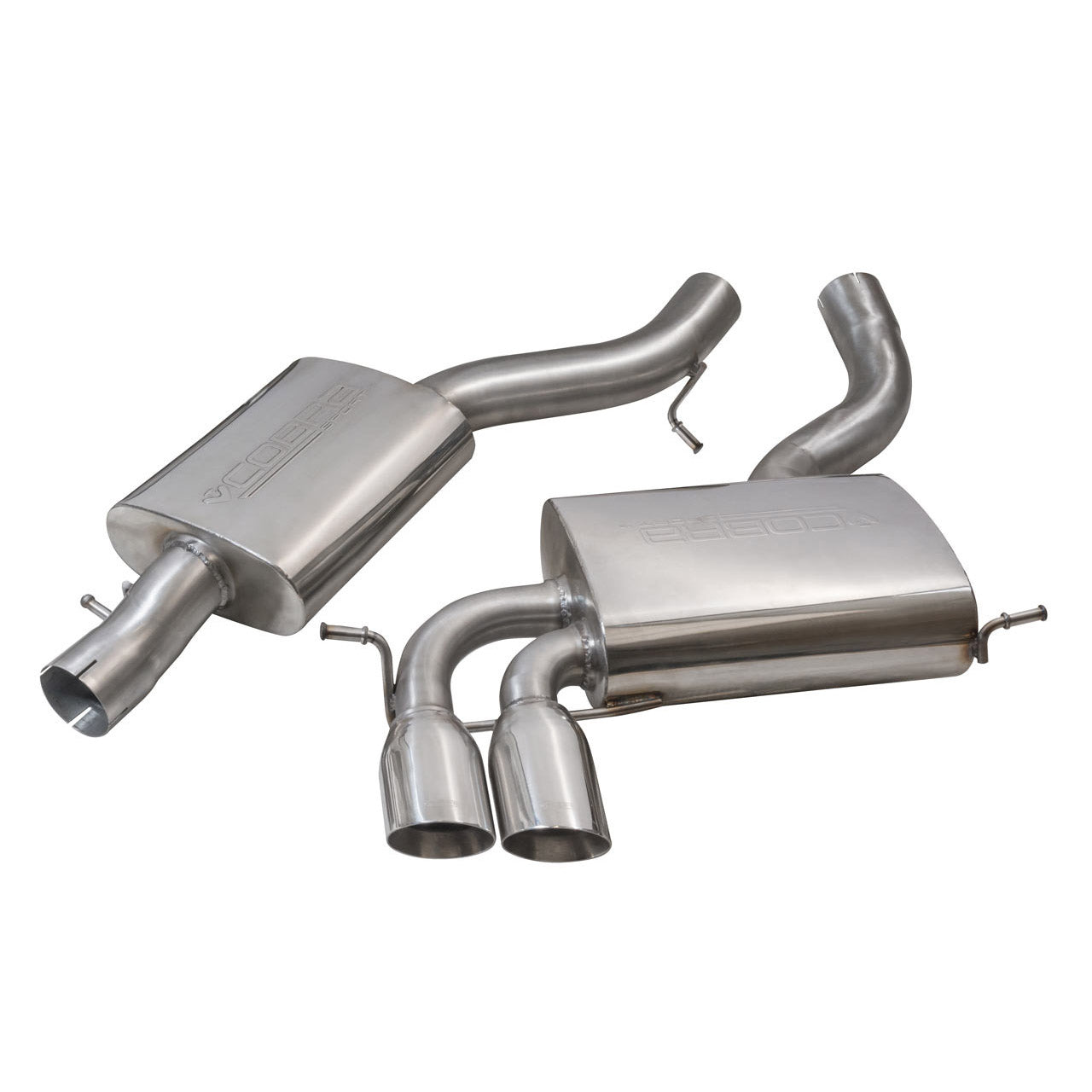 Cobra Sport Audi A3 (8P) 3.2 V6 Quattro Cat Back Performance Exhaust - Wayside Performance 