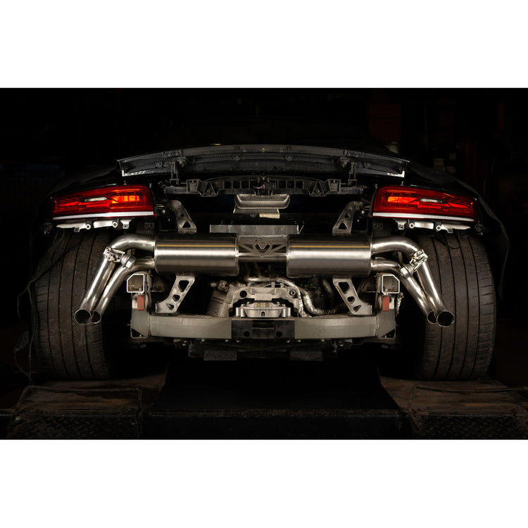 Cobra Sport Audi R8 5.2 V10 Gen 1 (Facelift) (13-15) Valved Cat Back Performance Exhaust - Wayside Performance 
