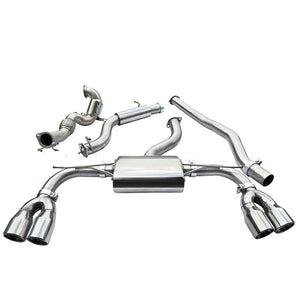 Cobra Sport Audi S3 (8V) 3 Door (Non-Valved) (13-18) Turbo Back Performance Exhaust - Wayside Performance 