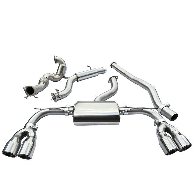 Cobra Sport Audi S3 (8V) 3 Door (Non-Valved) (13-18) Turbo Back Performance Exhaust - Wayside Performance 
