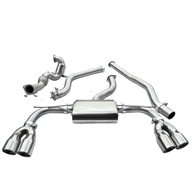 Cobra Sport Audi S3 (8V) 3 Door (Non-Valved) (13-18) Turbo Back Performance Exhaust - Wayside Performance 