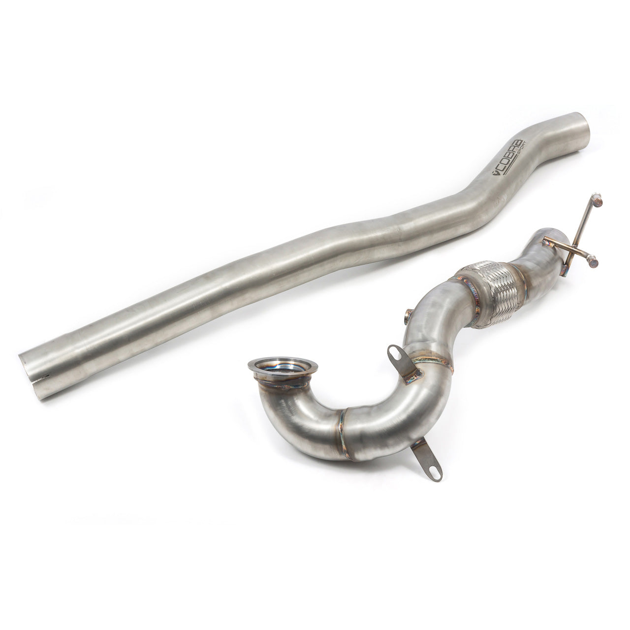 Cobra Sport Audi S3 (8V) 5 Door Sportback (13-18) Front Downpipe Sports Cat / De-Cat Performance Exhaust - Wayside Performance 